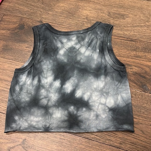 Grey brandy Melville tie dye Connor tank - Picture 3 of 3